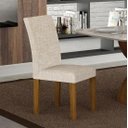 Ver imagem 1 de Cadeira para Mesa de Jantar 2 Unidades Napoli Mdf - Leifer