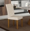 Ver imagem 1 de Cadeira para Mesa de Jantar 2 Unidades Napoli Mdf - Leifer