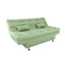 Ver imagem 3 de Sofá-cama Salomão 3 Lugares Confortável Bouclé P/ Sala de Tv:boucle Verde Oliva