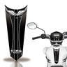 Adesivo Faixa Gravata Tanque Moto Cg 160 150 Titan Fan Cobra Motoparts 160 Asa Preta - 1