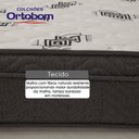 Ver imagem 2 de Colchão Queen Ortobom Light Espuma D45 até 150kg - Antiácaro e Antialérgico - 158x198x20cm