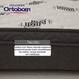 Colchão Queen Ortobom Light Espuma D45 até 150kg - Antiácaro e Antialérgico - 158x198x20cm - 2 Colchão Queen Ortobom Light Espuma D45 até 150kg - Antiácaro e Antialérgico - 158x198x20cm - 2
