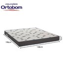 Ver imagem 2 de Colchão Queen Ortobom Light Espuma D33 até 200kg - Antiácaro e Antialérgico - 158x198x14cm