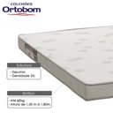 Ver imagem 2 de Colchão Solteiro Ortobom Light Espuma D23 até 50kg Branco - Antiácaro e Antialérgico 78x188x14cm