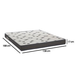 Colchão Casal Ortobom D33 Bege/Cinza Light 138x188x17 - 5