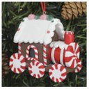 Ver imagem 3 de Kit 6 Enfeites Pendentes Para Árvore De Natal Trem Iluminado 9cm
