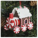 Ver imagem 1 de Kit 6 Enfeites Pendentes Para Árvore De Natal Trem Iluminado 9cm