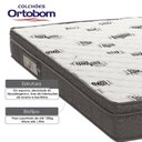 Ver imagem 4 de Colchão Casal Ortobom Light Espuma D45 até 150kg - Antiácaro e Antialérgico - 138x188x20cm