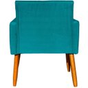 Ver imagem 7 de Kit 3 Poltronas Decorativa para Sala Recepção Consultório Escritório Nina Tecido Suede