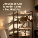 Ver imagem 7 de Estante Industrial Freijó Preto Fosco