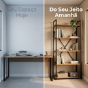 Ver imagem 5 de Estante Industrial Freijó Preto Fosco