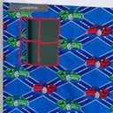 Ver imagem 3 de Cortina tipo Tenda e Almofada Azul com Carrinhos para Cama com escorregador - Casatema