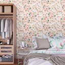Ver imagem 2 de Papel de Parede Floral Rosas 3 Arte Destaque 2,50 Metros