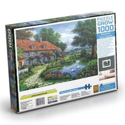 Quebra Cabeça Puzzle 1000 Peças Recanto Dos Cisnes Grow - 2