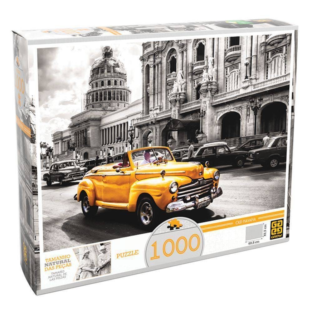 Puzzle 1000 Peças Garagem Vintage - Educa - Importado Grow em