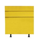 Ver imagem 1 de Cabeceira Estofada Argentina 100cm Solteiro para Cama Box Quarto Corino Amarelo - Gat Magazine