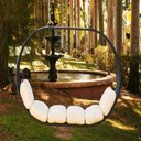 Ver imagem 4 de Big Balanço Tailândia em Alumínio com Almofadas Impermeáveis Jardim, Piscina, Área, Edícula Trama Or