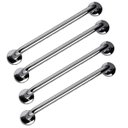 Ver imagem 1 de Barra de Apoio 40cm Aço Inox Kit 4 Unidades Cadeirante Idoso Deficiente Acessibilidade Banheiro Box 