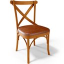 Ver imagem 3 de Kit 08 Cadeiras Para Sala de Jantar e Estar Living Estofada Ávila L02 Couríssimo Camel - Lyam Lyam D