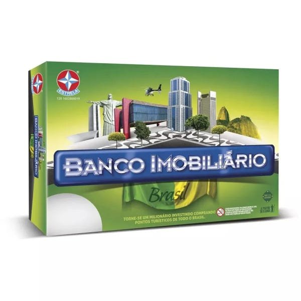 Menor preço em Jogo Banco Imobiliário Brasil - Estrela 1602800027