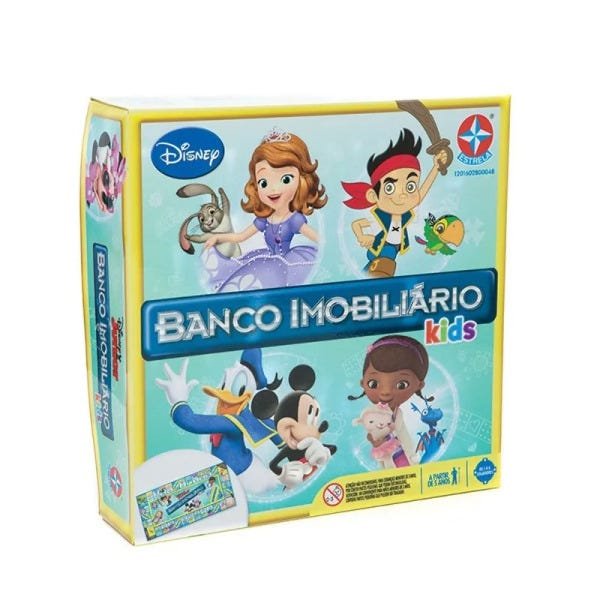 Jogo de Tabuleiro Banco Imobiliário Disney - Estrela em Promoção