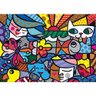 Quebra Cabeça Romero Brito Britto's Garden 5000 Peças - Grow GROW02717 - 2