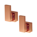 Ver imagem 1 de Kit Acabamento para Registro Base Deca Alavanca até 1'' Pol com 2 Unidades Rose-gold Brilhante