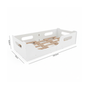Ver imagem 5 de Cama Montessoriana Infantil 100% MDF com Estrado Madeira para Colchão 150x70cm - Branco