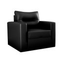 Ver imagem 4 de Sofá Cama Poltrona 1 Lugar Mx48 Marissol Corino Preto com Encosto Reclinável Loja Sheep