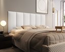 Ver imagem 2 de Cabeceira Estofada Cama Casal Julia Branco