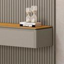 Ver mais imagens de Painel Ripado para TV até 75 Polegadas com LED MDF 180CMX250CM Modular