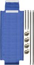 Ver imagem 3 de Kit com 5 Caminha empilhavel Acrimet soneca creche 713 azul