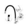 Torneira Flexível de Mesa Cozinha Gourmet Preto Black 1/4v - 2