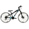 Bicicleta Aro 26 Preto/azul 21v Freio a Disco Aros Branco - 1