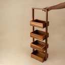 Ver imagem 3 de Organizador Multiuso 4 Andares de Acácia - Oikos