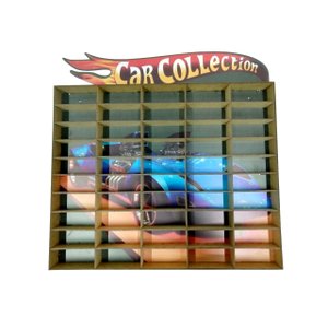Porta Carrinho Estante Expositor Para Miniaturas Decorado