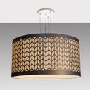 Ver imagem 2 de Lustre Pendente Cúpula Recorte Bronze 60x25 3E27 Bivolt