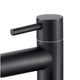 Torneira Banheiro Bica Alta Metal Inox Mesa Preta Nox19b Doan - 3