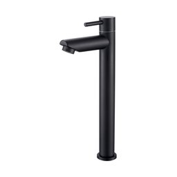 Torneira Banheiro Bica Alta Metal Inox Mesa Preta Nox19b Doan - 1
