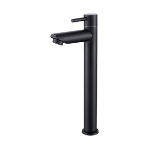 Torneira Banheiro Bica Alta Metal Inox Mesa Preta Nox19b Doan