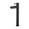 Torneira Banheiro Bica Alta Metal Inox Mesa Preta Nox19b Doan - 1