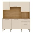 Ver imagem 1 de Armário de Cozinha Compacta 180cm Turim Plus Freijó/soft Z06 - Mpozenato