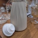 Ver imagem 5 de Garrafa Térmica para Café Khadija Bege e Dourado Luxo 1 Litro - Tuut