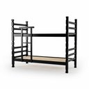 Ver imagem 2 de Beliche de Madeira Maciça Torneada Super Resistente 6x6 Preto - Móveis Britz