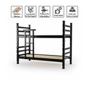 Ver imagem 4 de Beliche de Madeira Maciça Torneada Super Resistente 6x6 Preto - Móveis Britz