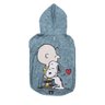 Roupinha Moletom para cães modelo Snoopy Charlie Brown Hug Jade com Capuz Zooz Pets - PP - 1