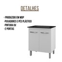 Ver imagem 2 de Balcão para Cooktop Jade 5 Bocas 2 Portas Moblis