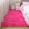 Passadeira Quarto Felpudo Peludo Rosa 60 X 180 Cm - 1