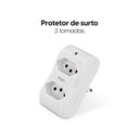 Ver imagem 2 de Protetor de Surto 2 Tomadas 10A com Luz Indicativa Elgin