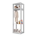 Ver imagem 2 de Multiuso Lavanderia Doha 2 Prateleiras 58cm Branco Casah